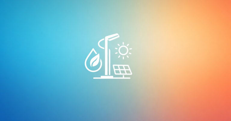 Self Cleaning Street Light Palm Oil