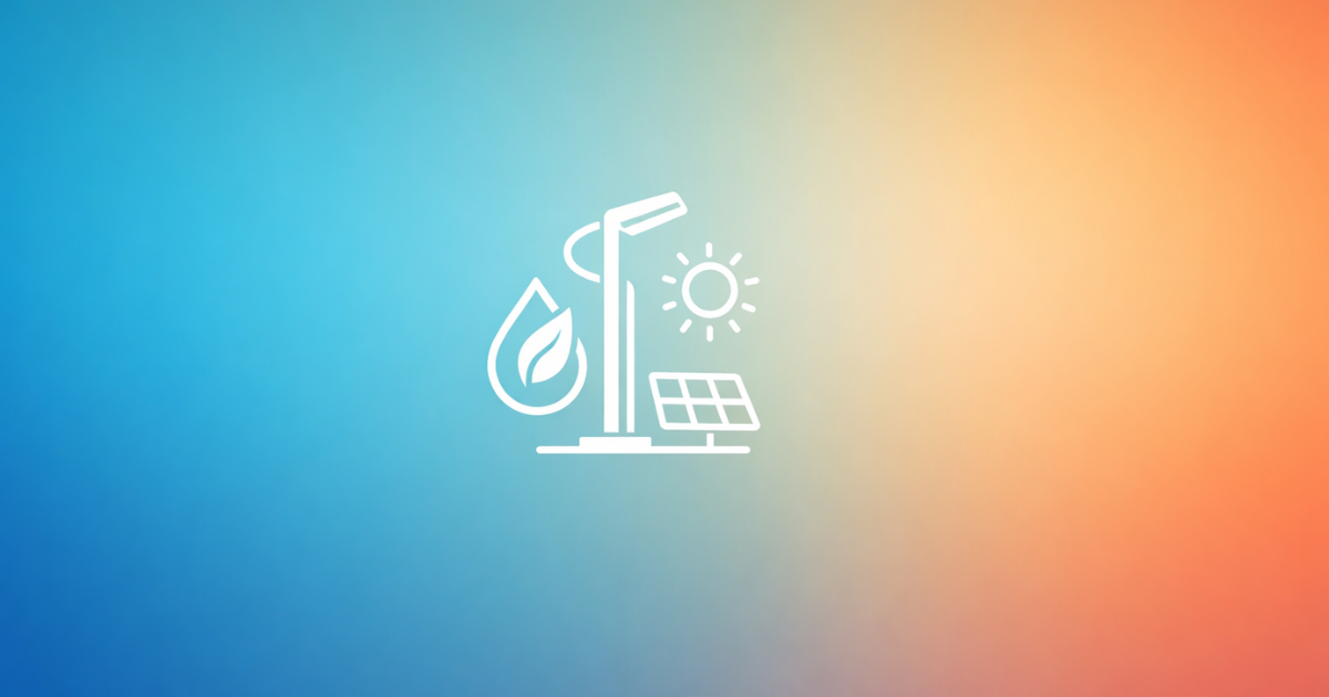 Self Cleaning Street Light Palm Oil