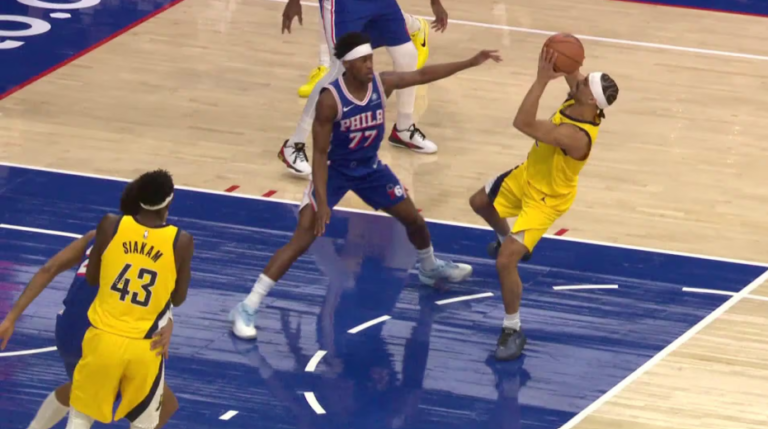 pacers vs 76ers match player stats