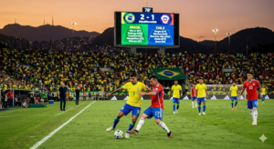 brazil national football team vs chile national football team lineups