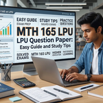 MTH 165 LPU Question Paper